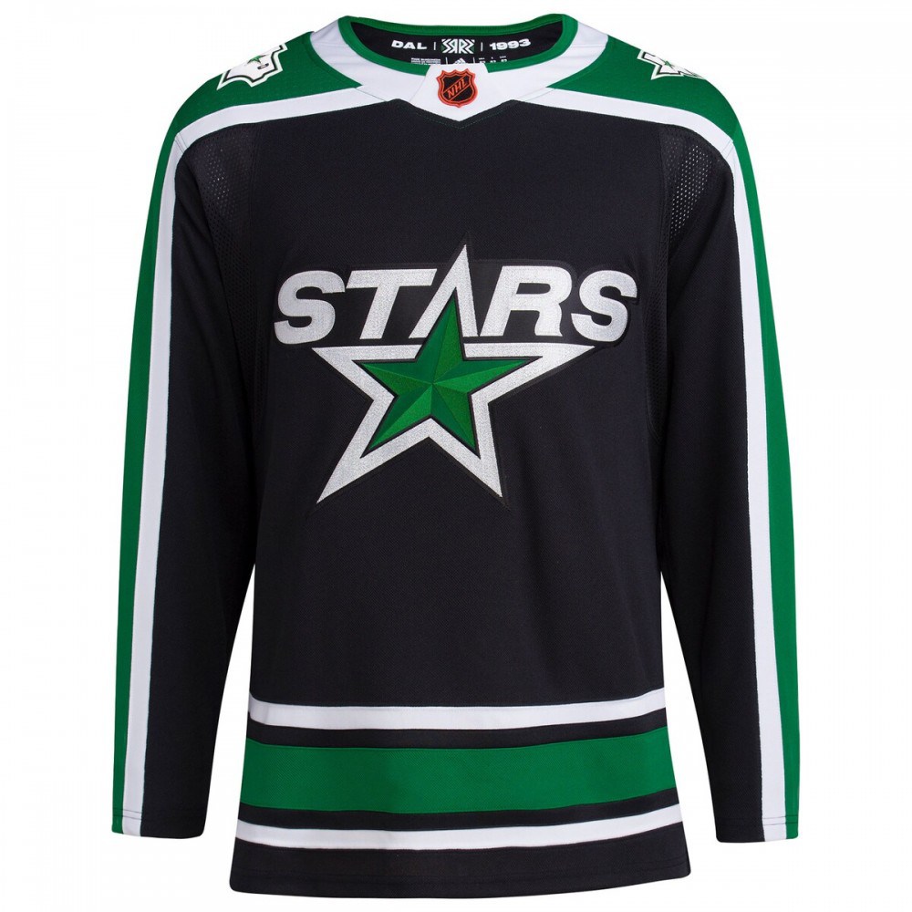 Dallas Stars adidas Reverse Retro 2.0 Authentic Blank Jersey - Black-Pro Kit Vault | Brand New 26/27 Sports Jerseys
